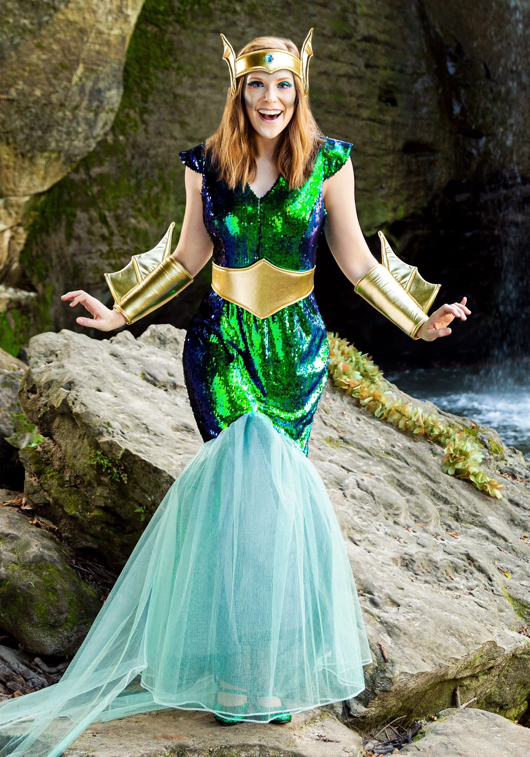 Fun Costumes Sea Siren Women's Costume 5 Fun Costumes Sea Siren Women's Costume - Image 3