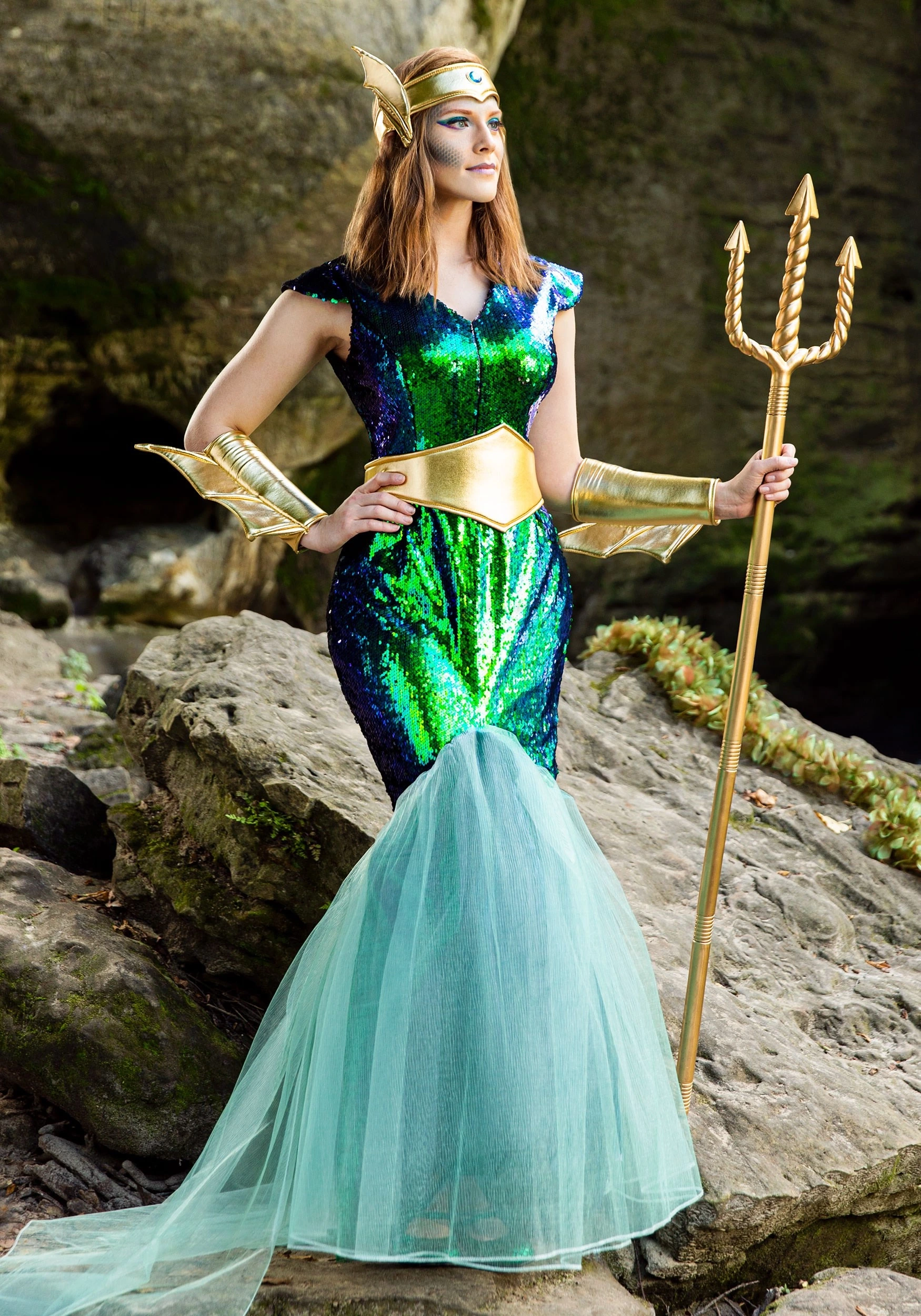 Fun Costumes Sea Siren Women's Costume 6 Fun Costumes Sea Siren Women's Costume - Image 4