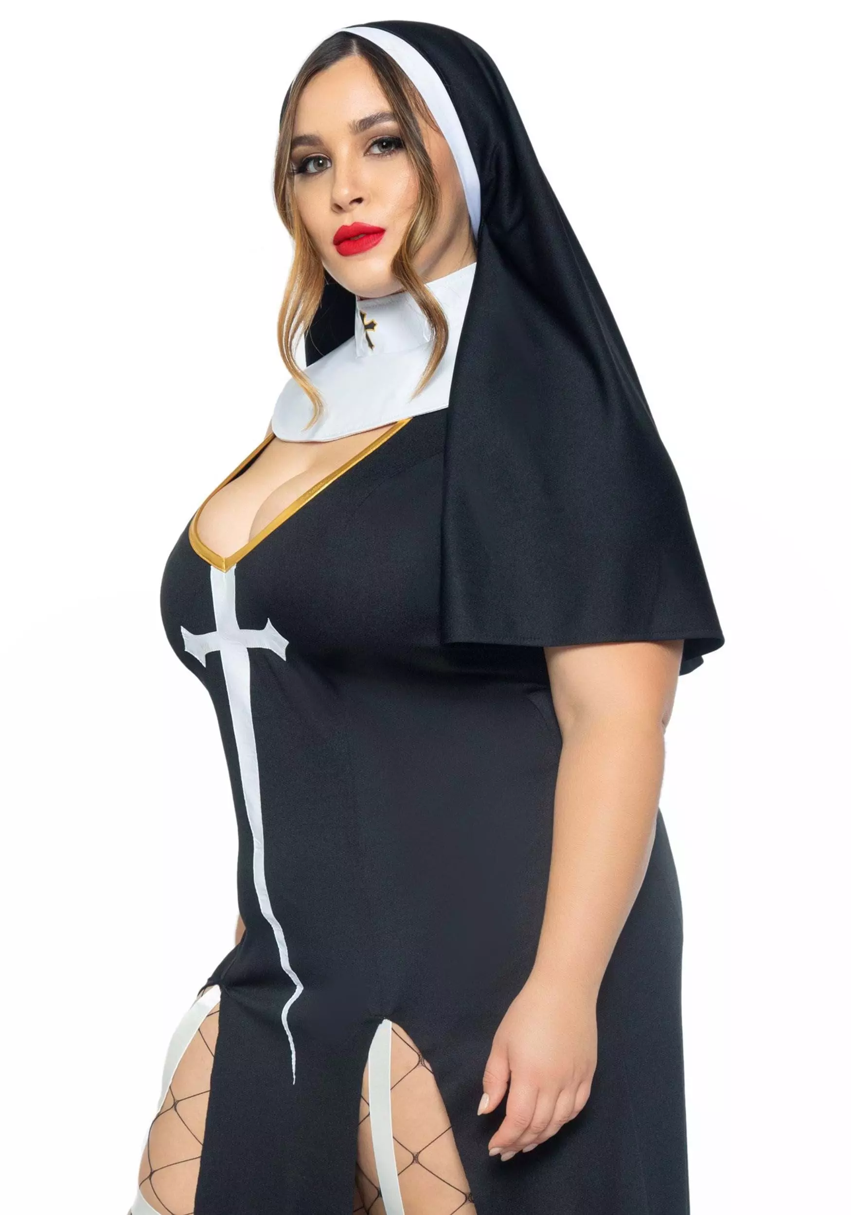 LEG AVENUE Sultry Sinner Women's Sexy Plus Costume 6 LEG AVENUE Sultry Sinner Women's Sexy Plus Costume - Image 4