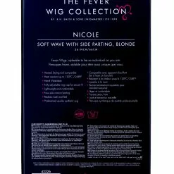 Smiffys Styleable Fever Nicole Blonde Wig -Storybook & Fairytale Costumes Sales styleable fever nicole blonde wig back