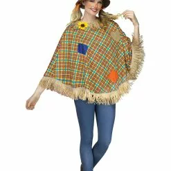 Fun World Adult Sweet Scarecrow Poncho