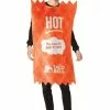 Morris Costumes Adult Taco Bell Hot Sauce Packet Taco Bell Costume