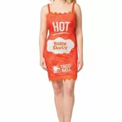Morris Costumes Womens Taco Bell Hot Sauce Packet Taco Bell Costume