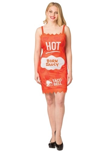 Morris Costumes Womens Taco Bell Hot Sauce Packet Taco Bell Costume 3 Morris Costumes Womens Taco Bell Hot Sauce Packet Taco Bell Costume