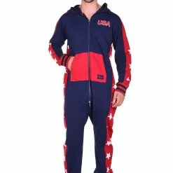 Tipsy Elves USA Stars Men's Jumpsuit Costume -Storybook & Fairytale Costumes Sales tipsy elves mens usa stars jumpsuit costume 1