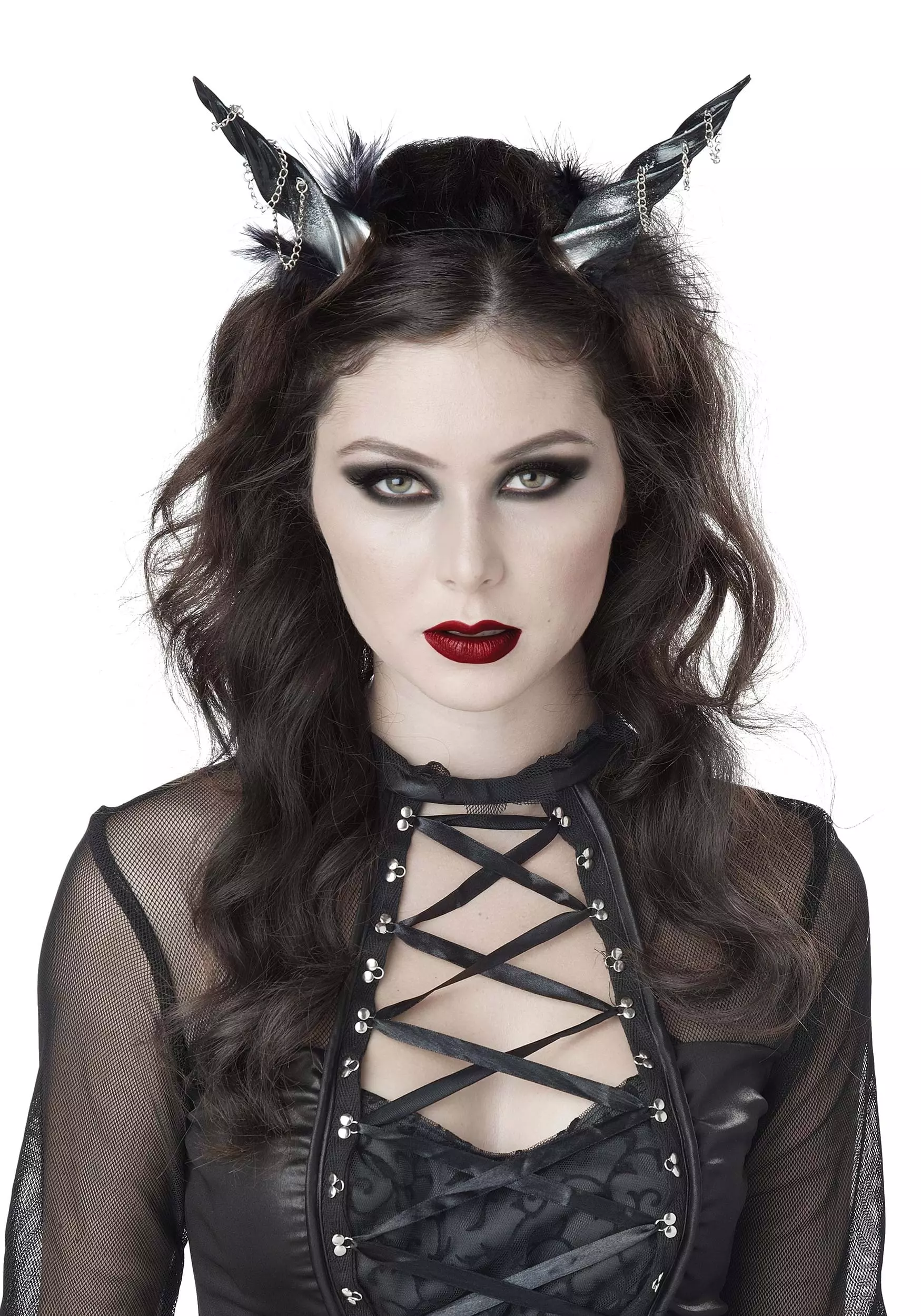 California Costume Collection Temptress Witch Twilight Horns 3 California Costume Collection Temptress Witch Twilight Horns