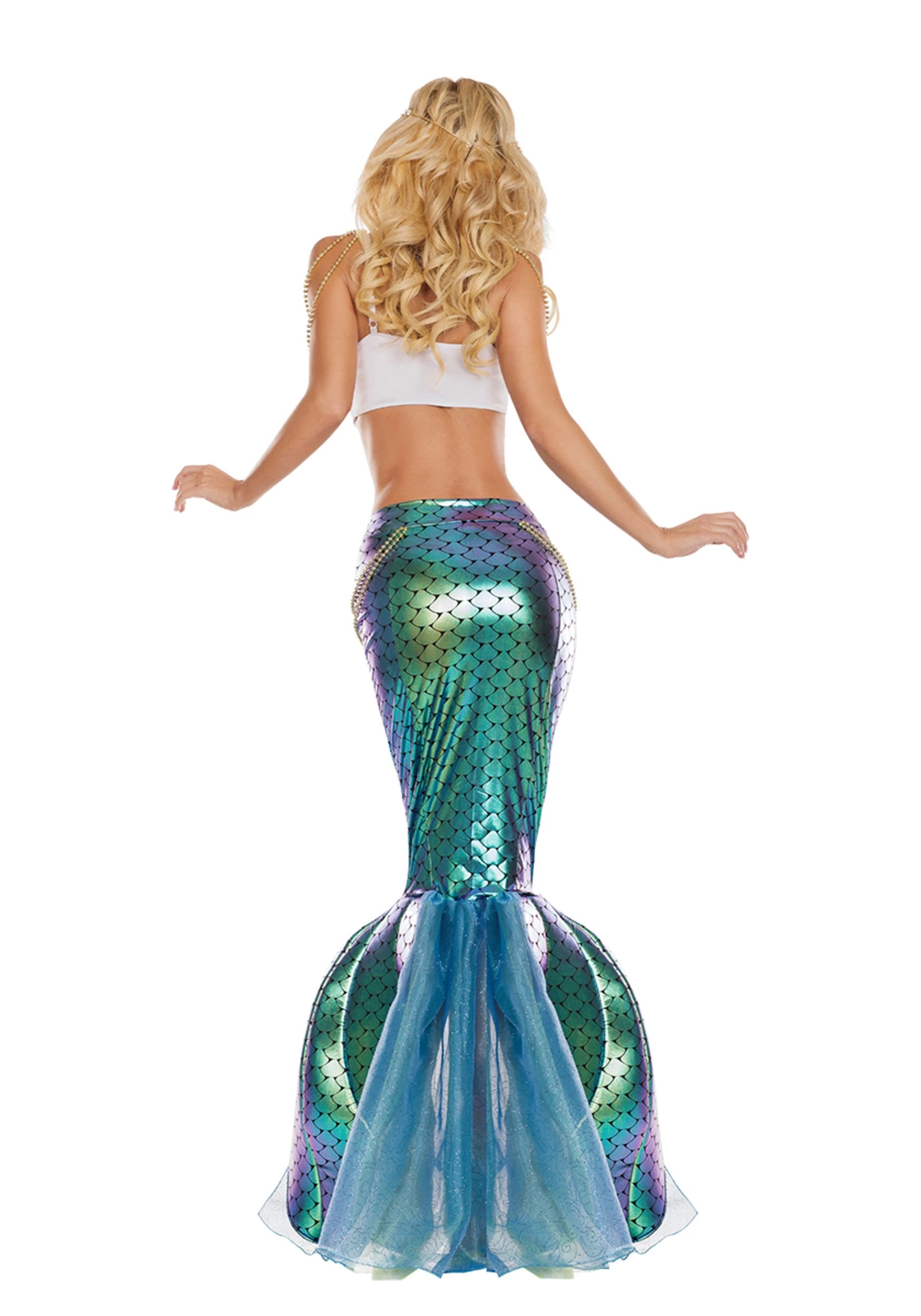 Party King Women's Under The Sea Mermaid Costume 4 Party King Women's Under The Sea Mermaid Costume - Image 2