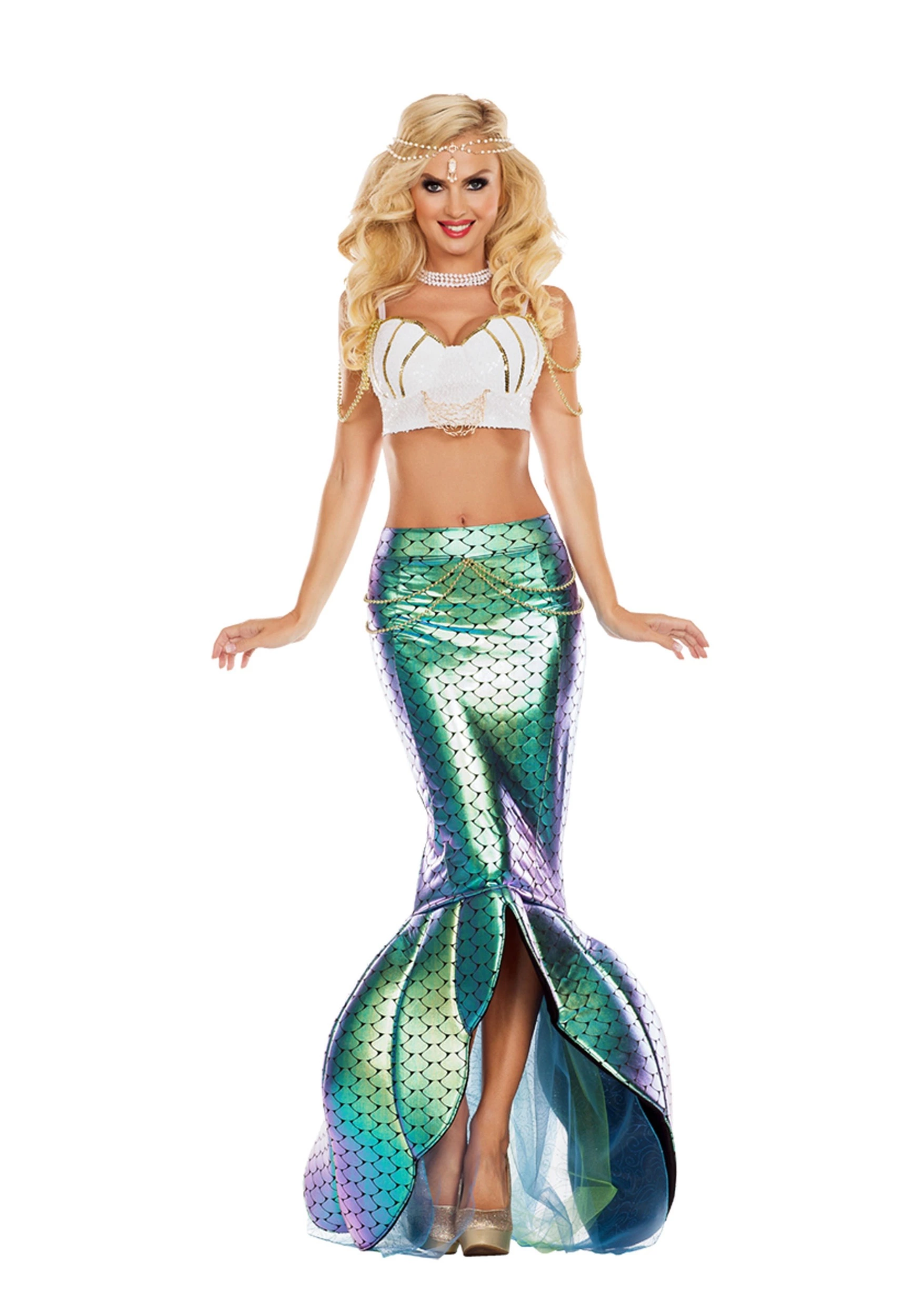 Party King Women's Under The Sea Mermaid Costume 3 Party King Women's Under The Sea Mermaid Costume