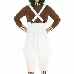 Jerry Leigh Willy Wonka Oompa Loompa Costume For Adults