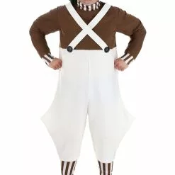 Jerry Leigh Adult Willy Wonka Plus Size Oompa Loompa Costume