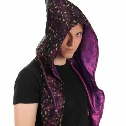 Elope Wizard Alchemy Hood Purple And Stars