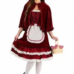 Fun Costumes Women's Classic Red Riding Hood Costume -Storybook & Fairytale Costumes Sales womens classic red riding hood costume 3