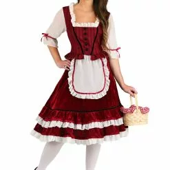 Fun Costumes Women's Classic Red Riding Hood Costume -Storybook & Fairytale Costumes Sales womens classic red riding hood costume 4