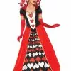 LEG AVENUE Women's Deluxe Queen Of Hearts Costume