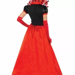 LEG AVENUE Women's Deluxe Queen Of Hearts Costume -Storybook & Fairytale Costumes Sales womens deluxe queen of hearts costume1