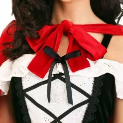 Fun Costumes Women's Deluxe Red Riding Hood Costume 15 Fun Costumes Women's Deluxe Red Riding Hood Costume -Storybook & Fairytale Costumes Sales womens deluxe red riding hood costume alt5