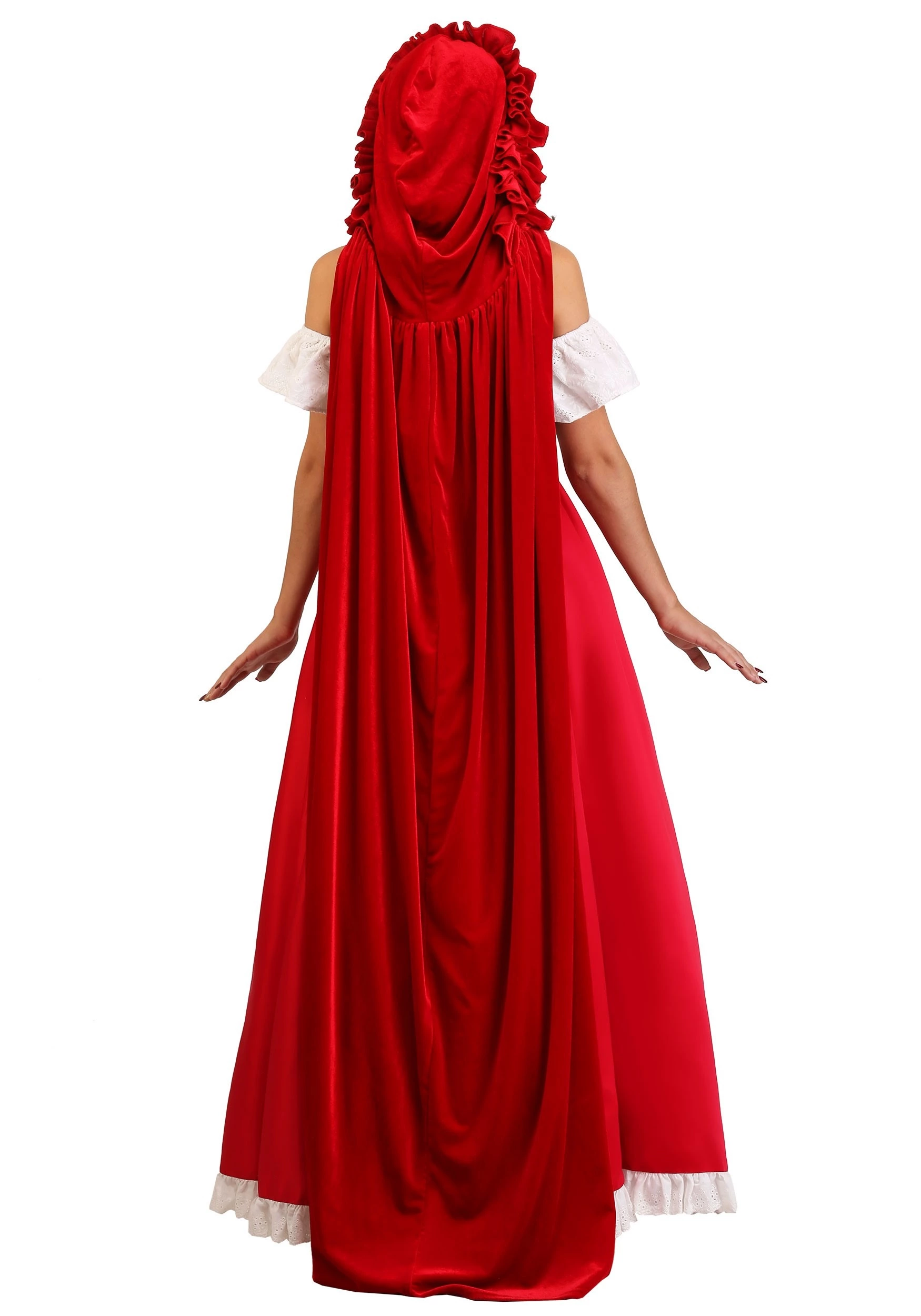 Fun Costumes Women's Deluxe Red Riding Hood Costume 4 Fun Costumes Women's Deluxe Red Riding Hood Costume - Image 2