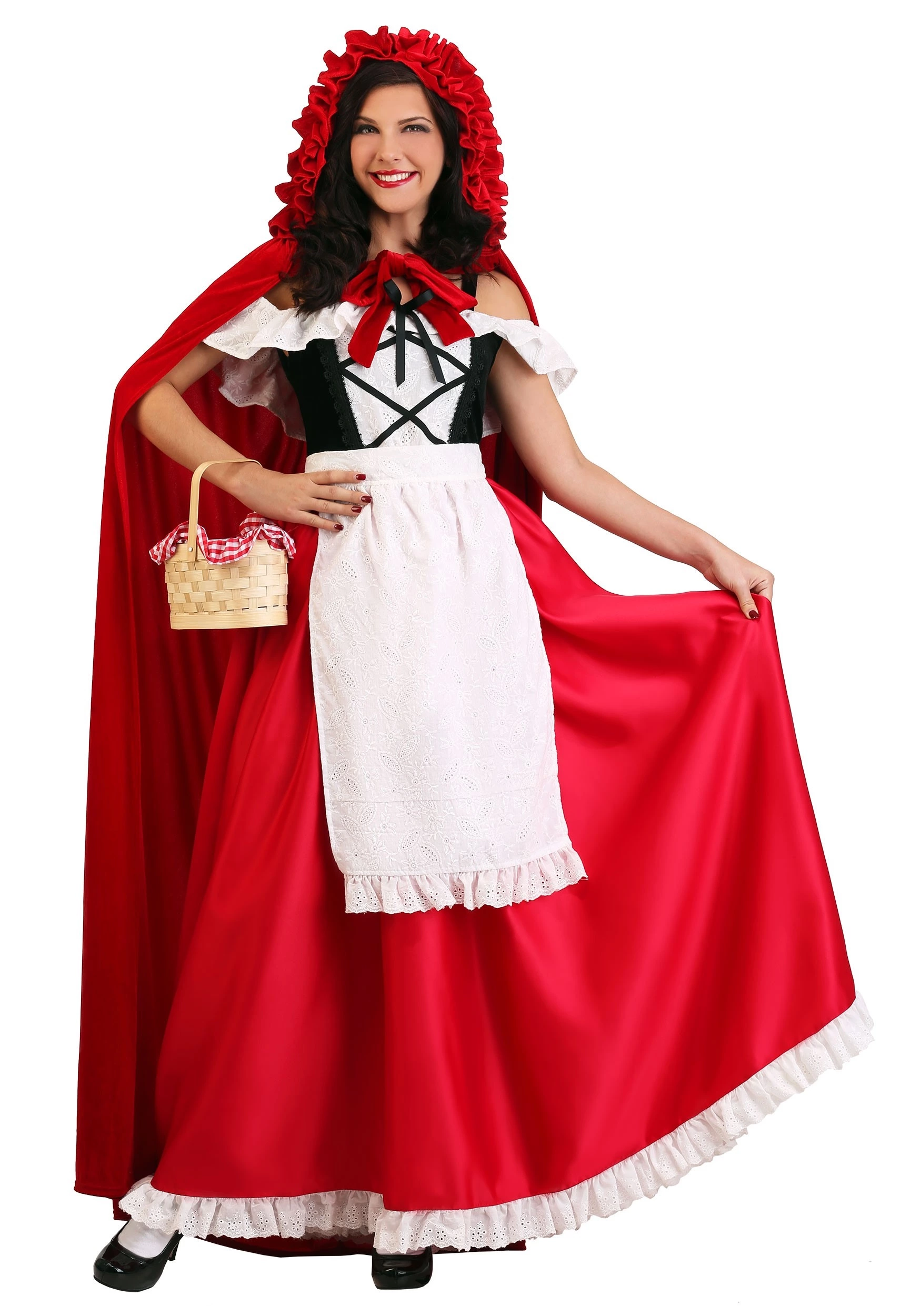Fun Costumes Women's Deluxe Red Riding Hood Costume 3 Fun Costumes Women's Deluxe Red Riding Hood Costume