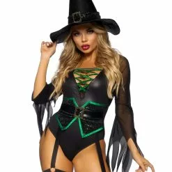 LEG AVENUE Envious Witch Costume For Women -Storybook & Fairytale Costumes Sales womens envious witch costume alt 2