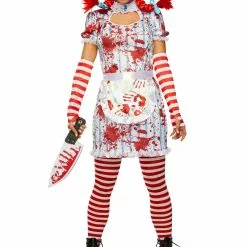 Seeing Red Evil Fast Food Girl Women's Costume