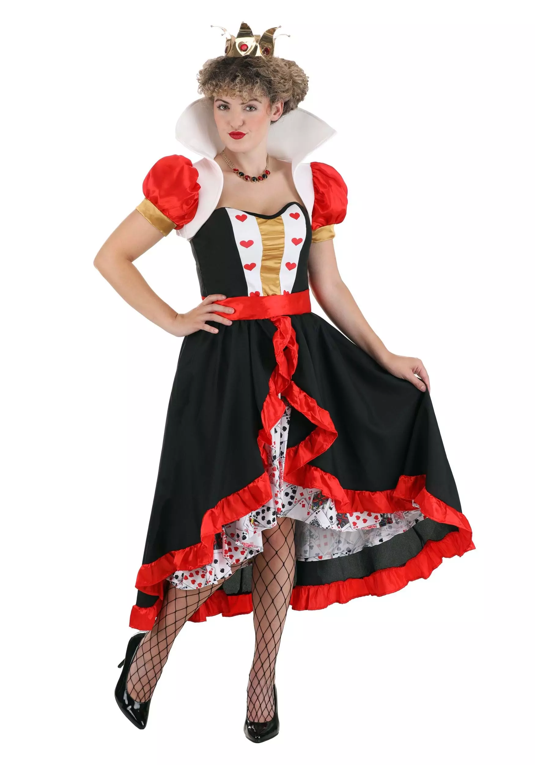Fun Costumes Flirty Queen Of Hearts Women's Costume 9 Fun Costumes Flirty Queen Of Hearts Women's Costume - Image 7