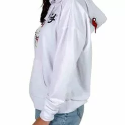 Bioworld Merchandising / Independent Sales Hello Kitty Cosplay Hoodie For Women -Storybook & Fairytale Costumes Sales womens hello kitty cosplay hoodie alt 3