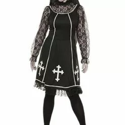 Underwraps Lace Nun Costume For Women