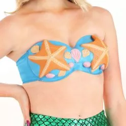 Partytime Latex Factory Mermaid Seashell Bra For Women
