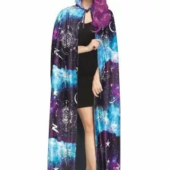 Fun World Multi Colored Cosmic Cape For Women