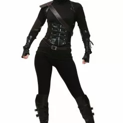 Fun Costumes Ninja Assassin Costume For Women -Storybook & Fairytale Costumes Sales womens ninja assassin alt 3