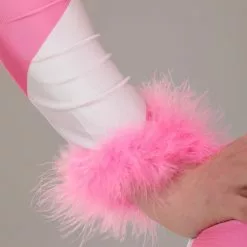 Fun Costumes Womens Pink Candy Cane Costume -Storybook & Fairytale Costumes Sales womens pink candy cane jumpsuit alt 6