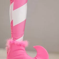 Fun Costumes Womens Pink Candy Cane Costume -Storybook & Fairytale Costumes Sales womens pink candy cane jumpsuit alt 7