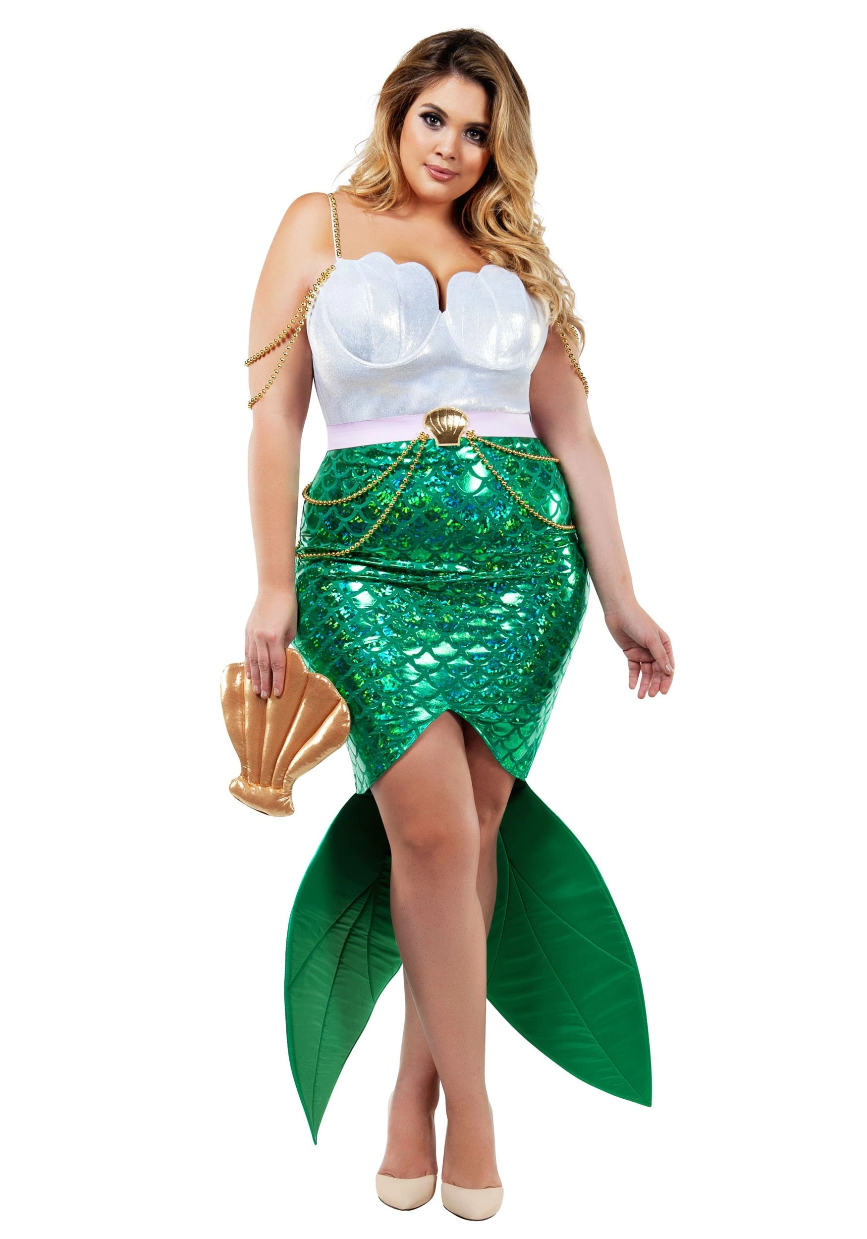 Starline, LLC. Plus Size Women's Alluring Sea Siren Mermaid Costume 3 Starline, LLC. Plus Size Women's Alluring Sea Siren Mermaid Costume
