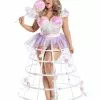 Party King Women's Plus Size Bon-Bon Queen 1 Party King Women's Plus Size Bon-Bon Queen -Storybook & Fairytale Costumes Sales womens plus size bon bon queen