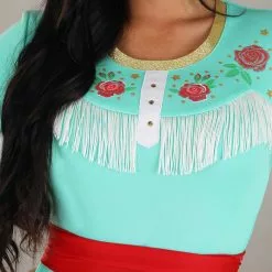 Jerry Leigh Women's Plus Size Country Star Costume Dress 8 Jerry Leigh Women's Plus Size Country Star Costume Dress -Storybook & Fairytale Costumes Sales womens plus size country star costume alt 2