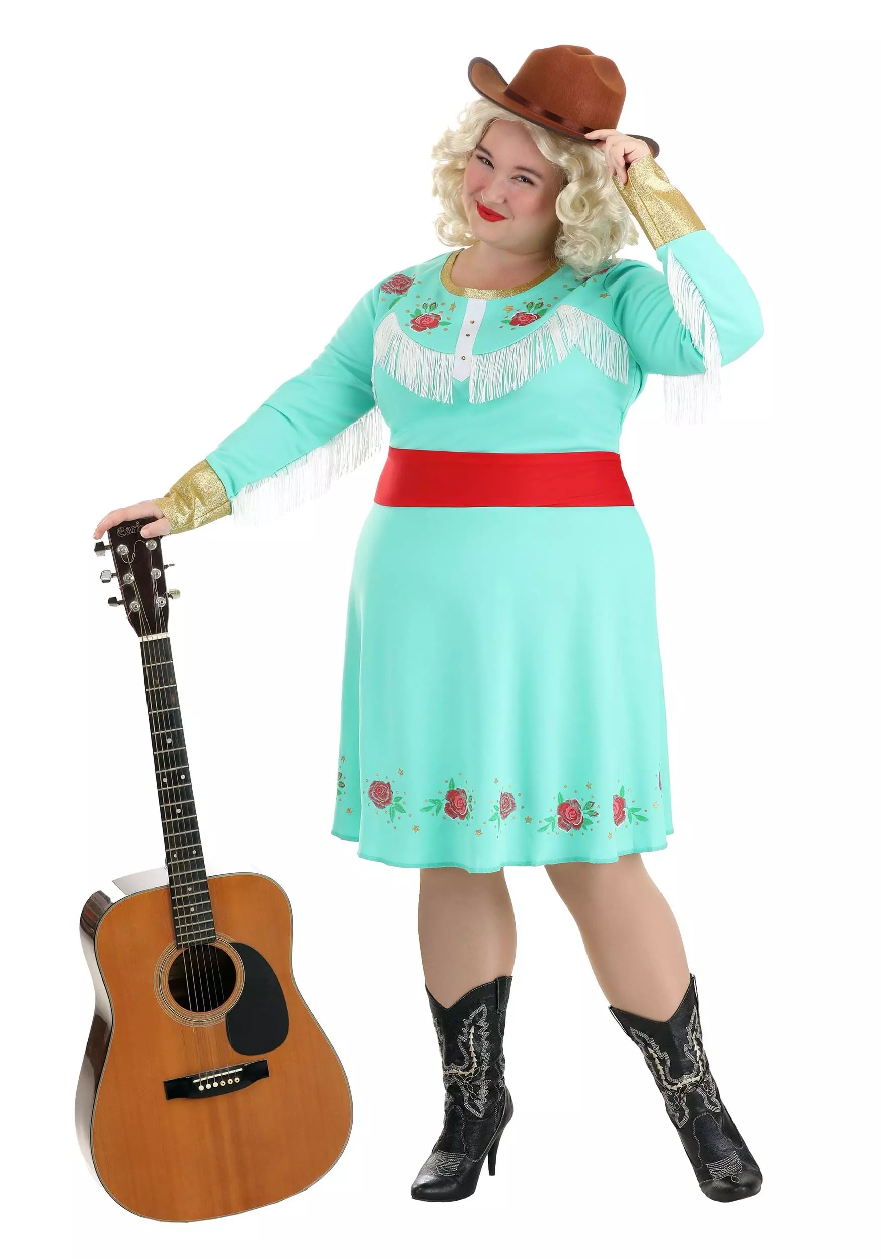 Jerry Leigh Women's Plus Size Country Star Costume Dress 3 Jerry Leigh Women's Plus Size Country Star Costume Dress