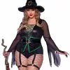 LEG AVENUE Sexy Plus Size Envious Witch Costume For Women -Storybook & Fairytale Costumes Sales womens plus size envious witch costume