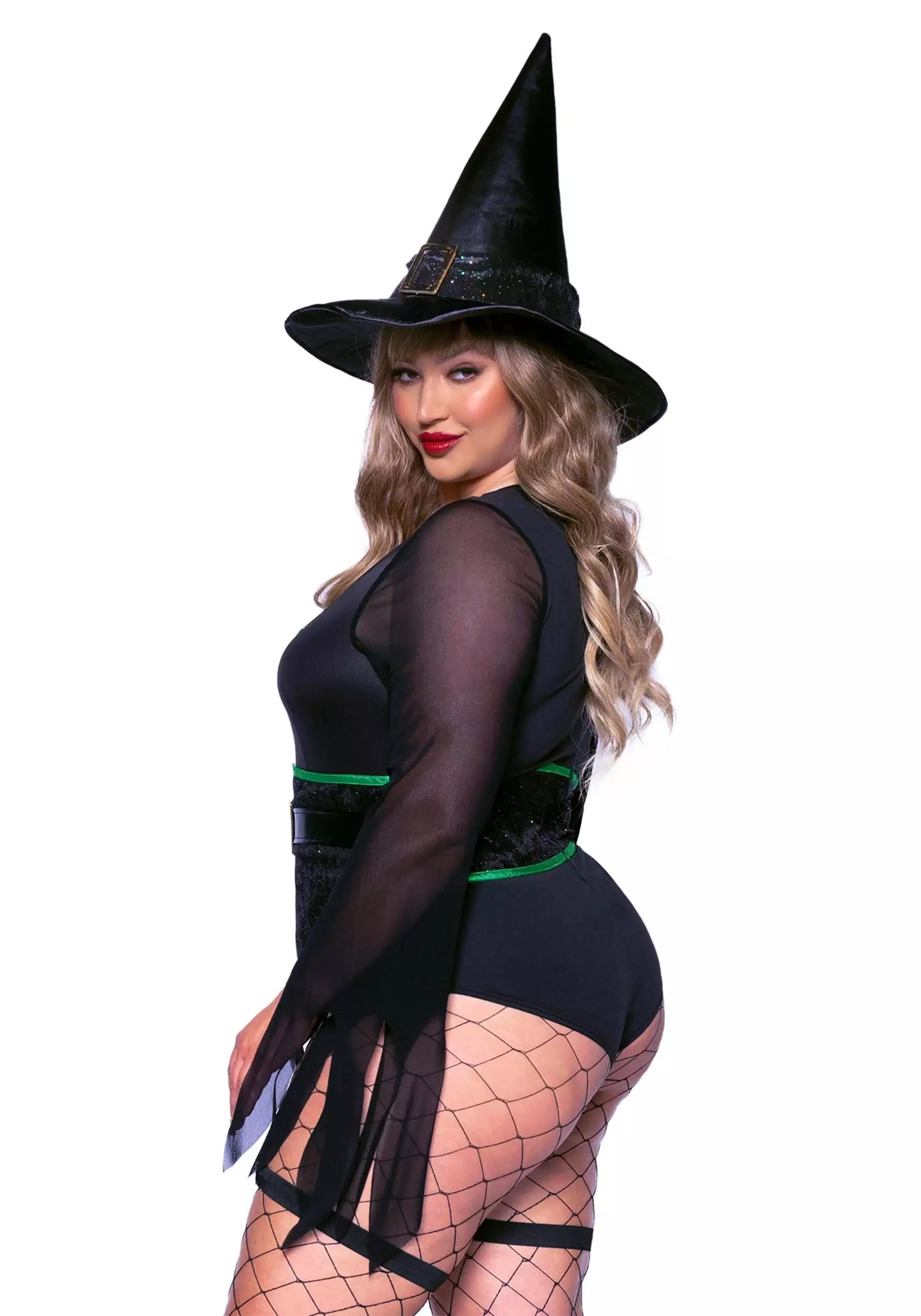 LEG AVENUE Sexy Plus Size Envious Witch Costume For Women 5 LEG AVENUE Sexy Plus Size Envious Witch Costume For Women - Image 3
