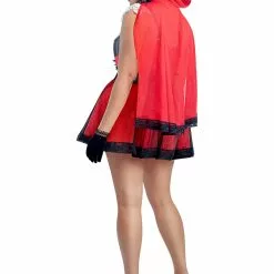 Starline, LLC. Plus Size Little Red Costume For Women 5 Starline, LLC. Plus Size Little Red Costume For Women -Storybook & Fairytale Costumes Sales womens plus size little red costume alt 1