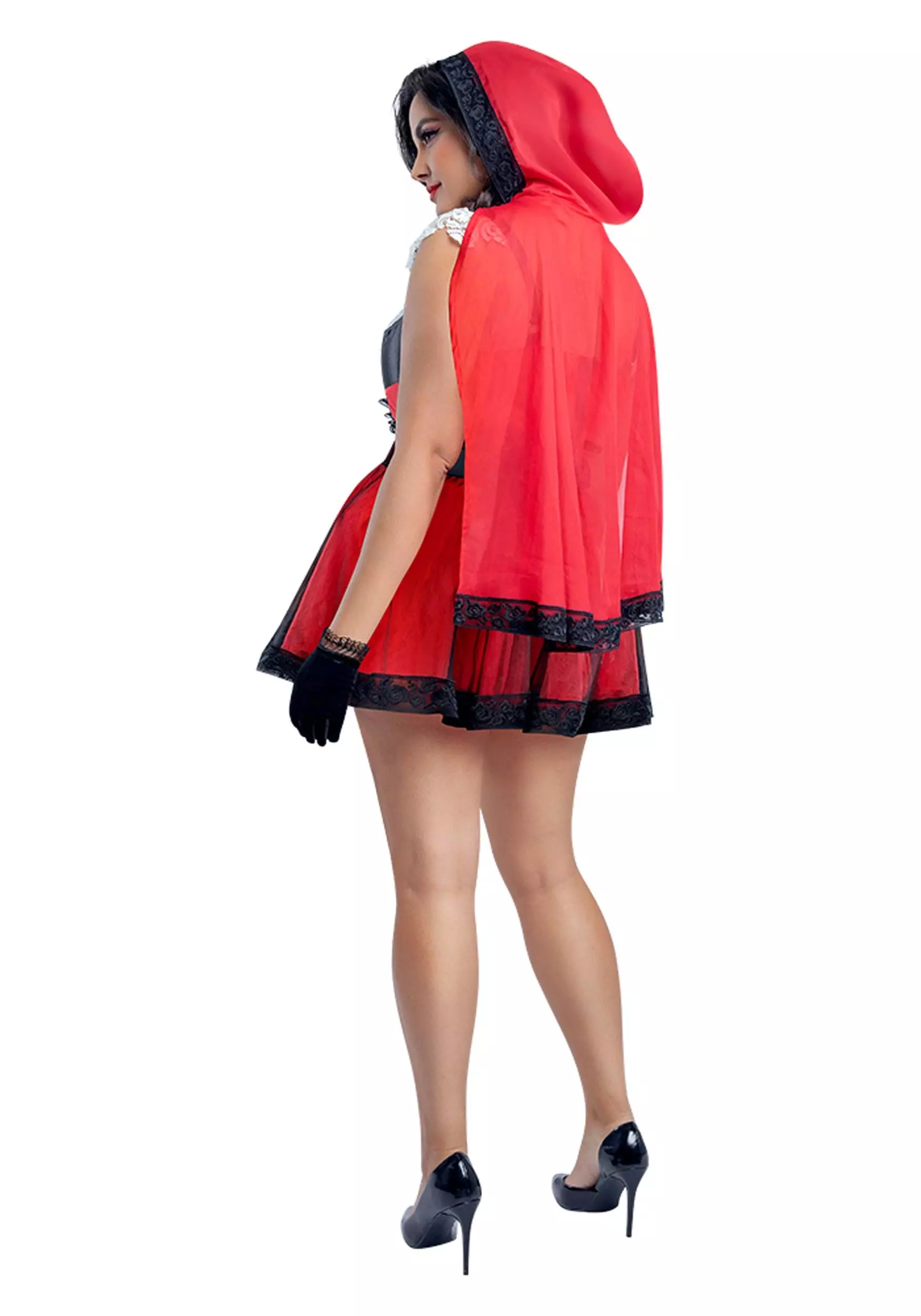 Starline, LLC. Plus Size Little Red Costume For Women 4 Starline, LLC. Plus Size Little Red Costume For Women - Image 2
