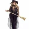 Party King Women's Plus Size Midnight Violet Witch Costume