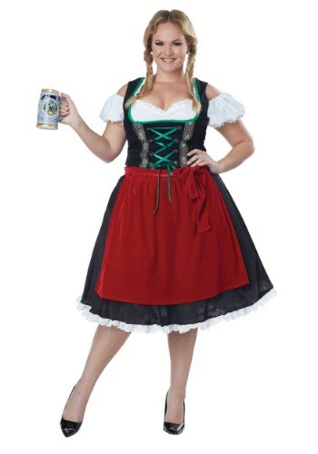 California Costume Collection Women's Plus Size Oktoberfest Fraulein Costume 3 California Costume Collection Women's Plus Size Oktoberfest Fraulein Costume