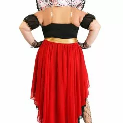 Fun Costumes Plus Size Women's Sparkling Queen Of Hearts 5 Fun Costumes Plus Size Women's Sparkling Queen Of Hearts -Storybook & Fairytale Costumes Sales womens plus size sparkling queen of hearts alt1