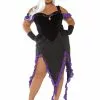 LEG AVENUE Women's Plus Size Sultry Sea Witch Costume -Storybook & Fairytale Costumes Sales womens plus size sultry sea witch costume