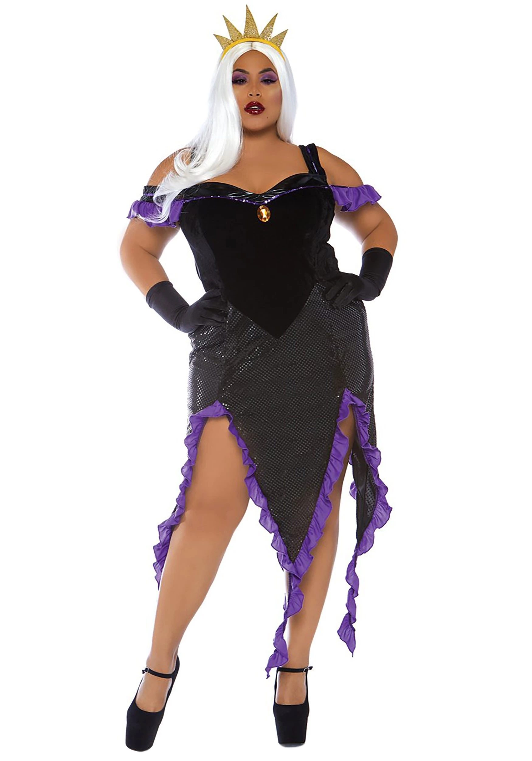 LEG AVENUE Women's Plus Size Sultry Sea Witch Costume 3 LEG AVENUE Women's Plus Size Sultry Sea Witch Costume