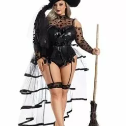 Party King Starstruck Witch Plus Size Costume For Women
