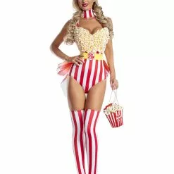 Party King Popcorn Babe Costume For Women