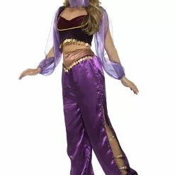 Smiffys Purple Belly Dancer Women's Costume -Storybook & Fairytale Costumes Sales womens purple belly dancer costume alt 1