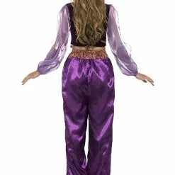 Smiffys Purple Belly Dancer Women's Costume -Storybook & Fairytale Costumes Sales womens purple belly dancer costume alt 2
