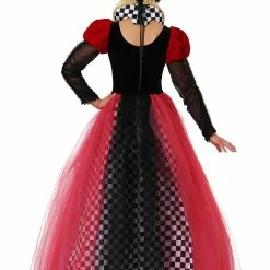 Fun Costumes Womens Ravishing Queen Of Hearts Costume -Storybook & Fairytale Costumes Sales womens ravishing queen of hearts costume2